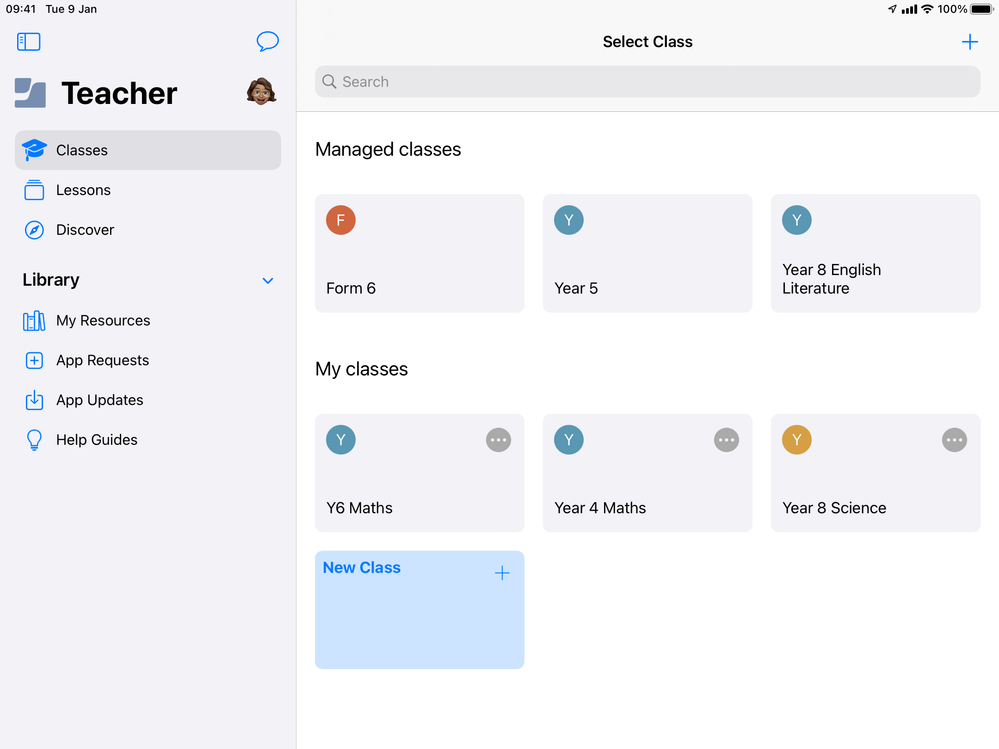 JamfTeacherApp_ClaasesOverview.PNG